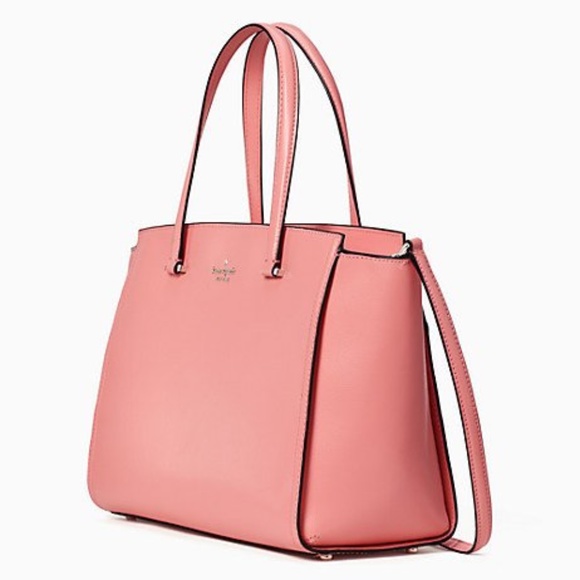 Kate Spade NWT large Satchel Bag Coral Pink!! - Picture 8 of 8